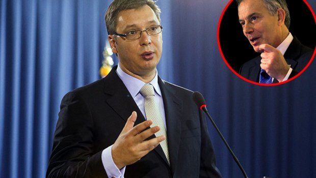 Tony Blair, Aleksandar Vučić , partnership, advisor, Serbia, NATO, war